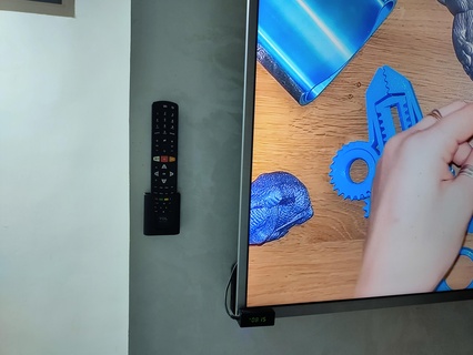 remoto controlar soporte hogar casa apoyo remoto controlar televisión 3d print model - Mito3D