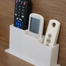 remoto controlar soporte hogar organizador 3d print model - Mito3D