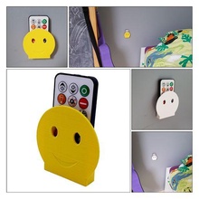 remoto controlar soporte LED rgb smiley diseño organizador divertido niños 3d print model - Mito3D