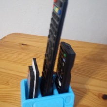 remote control holder home gadget tool miscellaneous 3d print model - Mito3D