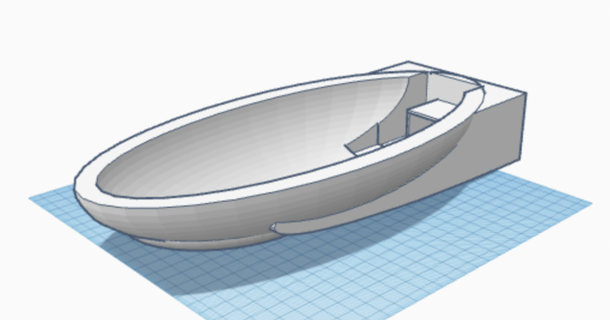 remote control motor boat build use working motor boat 3d printed parts Gadget boat motorboat electronic electric boat coolboat  3d print model - Mito3D