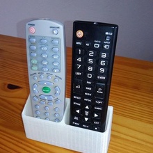 remote control wall bracket home support gadget empty pocket storage 3d print model - Mito3D