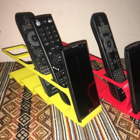 controle remoto organizador a casa telefone celular de seleção estande carrinho 3D print model - Mito3D