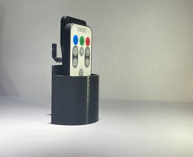 remote holder peg board 3d print model - Mito3D