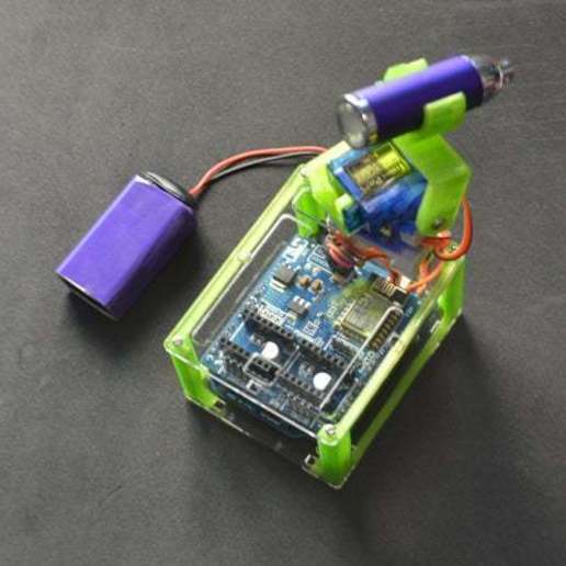 uzaktan kontrollü meşale robot arduino kendin yap Led uzak kontrol robotik 3D print model - Mito3D