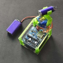 distance contrôlé torche robot arduino DIY LED éloigné contrôle robotique 3d print model - Mito3D