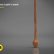 remus lupin s wand game movie film postproces 3d print toy wizard magician magic costume cosplay hogwarts fantasy spell potter harry 3d print model - Mito3D