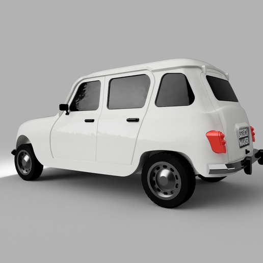 Renault 4l araba r4 4 3D print model - Mito3D