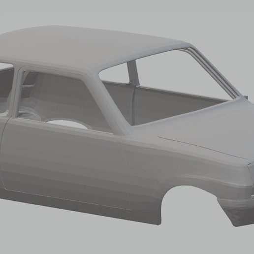 renault 5 imprimible cuerpo del coche juego ranura scalextric shell rc radio el monitoreo tamiya miniz 1-10 1-32 1-18 1-24 1-14 1-12 3D print model - Mito3D