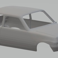 renault 5 imprimible cuerpo del coche juego ranura scalextric shell rc radio el monitoreo tamiya miniz 1-10 1-32 1-18 1-24 1-14 1-12 3d print model - Mito3D