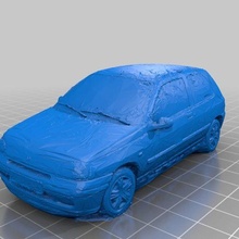 renault clio '98 - 3d scan art scanner scanning automotive car openscan scans replicas 3d print model - Mito3D