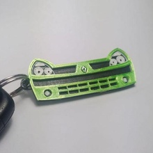 renault Clio ii Schlüsselbund Mode Schlüssel Ring Aussicht Silhouette 3d print model - Mito3D