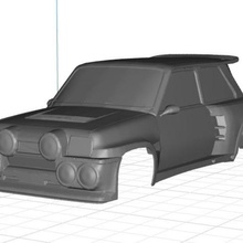 renault copa turbo corpo macchina stampabile in 3d gioco tazza auto slot scalextric tamiya rc 3d print model - Mito3D