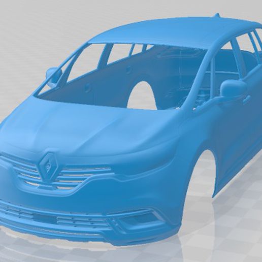 renault espace 2020 imprimable corps voiture 3D print model - Mito3D