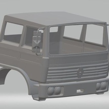 renault g290 imprimable de la cabine du camion jeu le fente système scalextric sport shell rc radio surveillance corps voiture tamiya miniz 1-10 1-32 1-18 1-24 3d print model - Mito3D