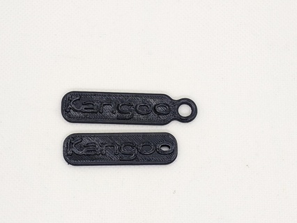 renault Kangoo logo llave anillo 3d print model - Mito3D