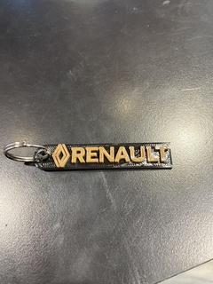 renault keychain - clio key rings dual extruder 3d print model - Mito3D
