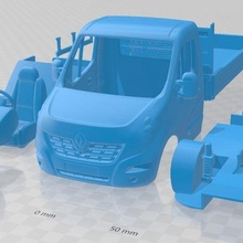 renault maestro tripper 2018 stampabile furgone gioco fessura scalextric tamiya rc miniz passatempo micro 3d print model - Mito3D