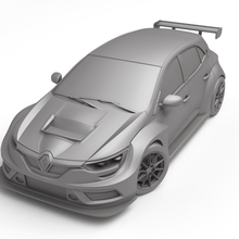 renault megane tcr imprimible juego impreso juguete 3d escala rc deriva deporte carreras vehículo pasatiempo reunión bricolaje diy 3d print model - Mito3D