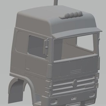 renault r365 imprimable de la cabine du camion jeu le fente système scalextric sport shell rc radio surveillance corps voiture tamiya miniz 1-10 1-32 1-18 1-24 3d print model - Mito3D