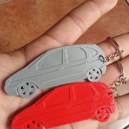 renault escénico llave anillo llavero cadena auto coches original coche vehiculo Arte 3D print model - Mito3D