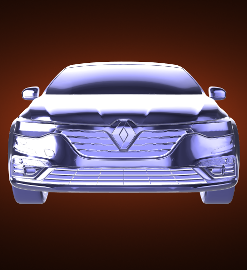 renault talismán automóvil coche vehiculo vehículo reunión carrera Deportes derby 3D print model - Mito3D