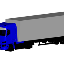 renault truck 3d print model - Mito3D