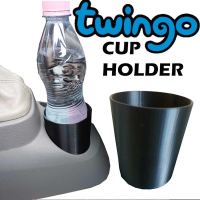renault twingo getränkehalter erweiterung tasse halter unterstützung verschiebung stock 3d print model - Mito3D