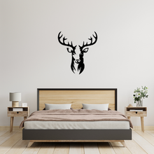 rendeer wall art 2d animal deer reindeer 2dart wallart decoration deco bedroom mancave retro living room bed cool jagermeister 3d print model - Mito3D