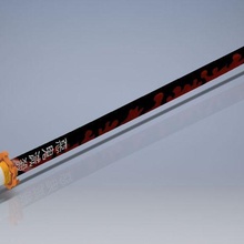rengoku sword - kimetsu yaiba demond slayer fire no kyojuro tanjiro muzan movie 3d print model - Mito3D