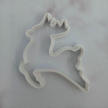 reno cutter cookies cut cutting reindeer christmas decoration deco bakery 3d print model - Mito3D