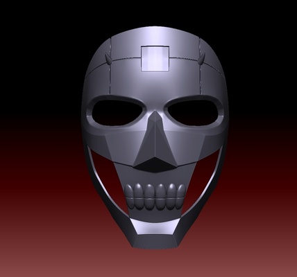 alquiler harina máscara deseado muertos vivientes aventurero anime cosplay ventilador arte inmortal 3d print model - Mito3D