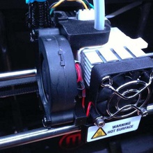 rep2 filament extruder guide tool 3d printer parts replicator 2 fan 3d print model - Mito3D