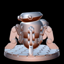 riparazione mech 15mm scala 28mm gioco tavolo giochi droide fantasia Giochi mecha miniatura miniature robot ruolo rpg scienza finzione scifi strategia 3d print model - Mito3D