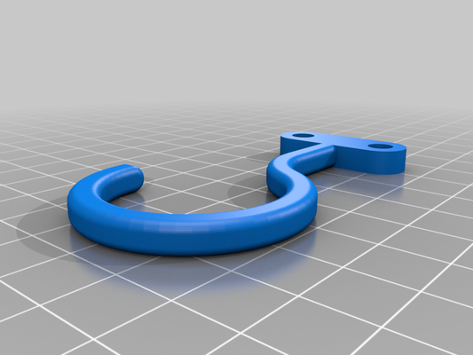 repaired hook rotating version 3d printing 3d print model - Mito3D