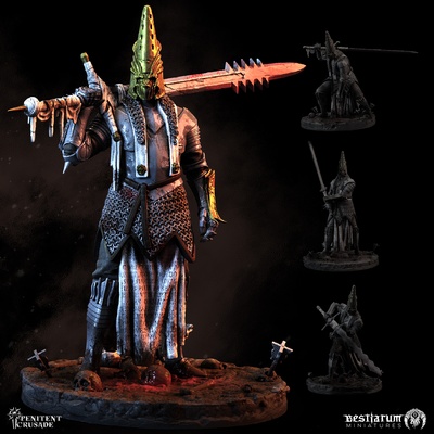 reumütige 4 spiel krieger jäger klinge paladin inquisitor geisterjäger ritter kleriker 32mm kreuzritter 5e grimdark tieren dunkle fantasie büßer eternale verbotener psalm bußkreuzzug 3d print model - Mito3D