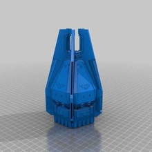 değiştirme düşürmek kapsül kapılar mimari derin fail yıldızlararası bekçi iniş Gemi Uzay uzay gemisi Jarhead deniz savaş oyunu oyunları Warhammer 40k 3d print model - Mito3D