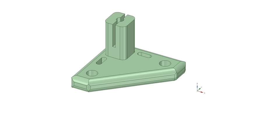 replacement foot folding pavilion parts spare repair diy 3d print model - Mito3D