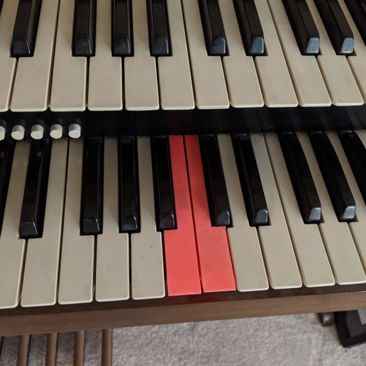 yedek anahtar conn Prelüd organ çeşitli müzik 3D print model - Mito3D