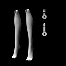 replacement legs monster high female dolls articulated 3d print create ooak doll spare parts 3d print model - Mito3D