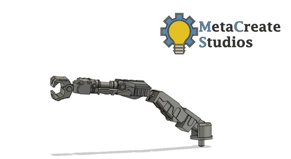 replacement mechanical repair arm generations metroplex transformers autobot titans accessories 3d print model - Mito3D