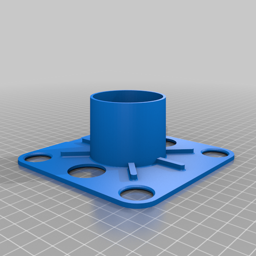 substituição hidrovia desviador prato 519 4060 550 1500 3D print model - Mito3D