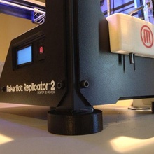 replicator 2 bench dog sheath tool feet improvement replicator2 shock 3d printer accessories 3d print model - Mito3D