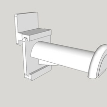 replicator 2 spool holder tool 3d printer accessories 3d print model - Mito3D