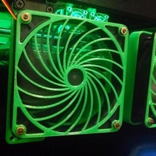 replicator 2x fan mount cooling 3d print model - Mito3D