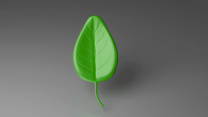repouso cuill re folha casa suporte cozinha ustencil projeto natureza 3d print model - Mito3D