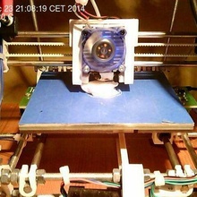 reprappro huxley fan duct 3d_printer_parts 3d print model - Mito3D