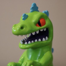 reptar rugrats jogo dos desenhos animados o personagem dinossauro tommy brinquedo trex 3d print model - Mito3D