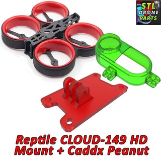 reptile cloud-149 hd caddx peanut mount cloud fpv cinewhoop 3d print model - Mito3D