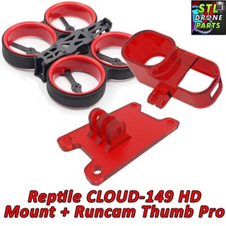 reptile cloud-149 hd runcam thumb pro cloud fpv cinewhoop 3d print model - Mito3D
